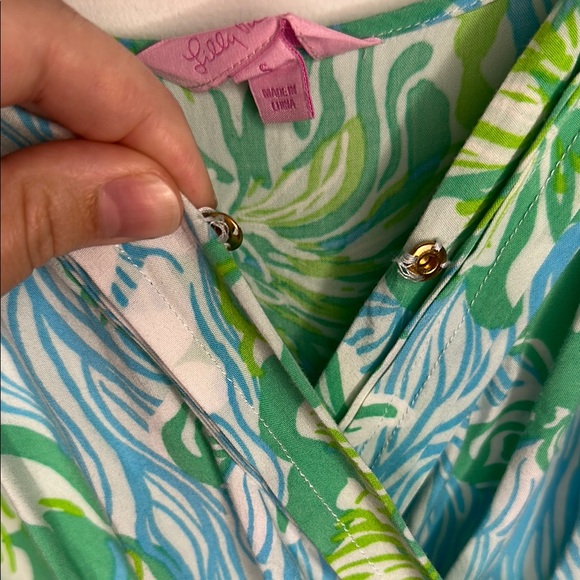 Lilly Pulitzer Melba Lagoon Green Jumpsuit - Picture 7 of 12